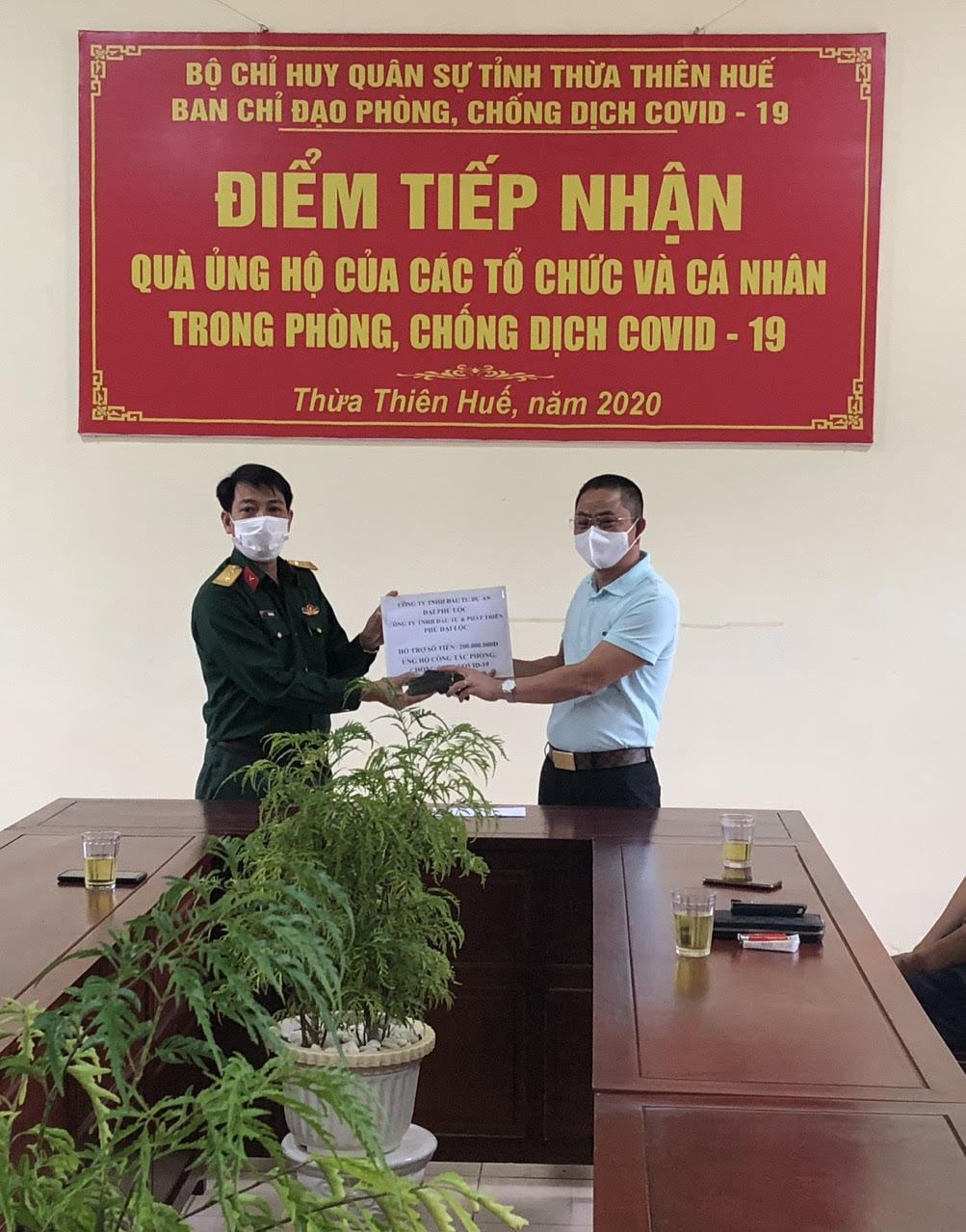 Tổng Công Ty Việt Nguyên Group chung tay hỗ trợ công tác phòng chống dịch COVID-19